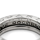 ブルガリ BVLGARI ビーゼロワン B-zero1 XS パヴェダイヤ ホワイトゴールド K18WG ダイヤモンド #49(JP9) リング 指輪 750WG 18金 1バンドリング 8号