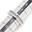 ブルガリ BVLGARI ビーゼロワン B-zero1 XS パヴェダイヤ ホワイトゴールド K18WG ダイヤモンド #49(JP9) リング 指輪 750WG 18金 1バンドリング 8号