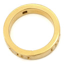 ブルガリ BVLGARI ブルガリブルガリ ダブルロゴ イエローゴールド K18YG ダイヤモンド リング 指輪 18K 750AU 1Pダイヤモンド 7号