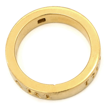ブルガリ BVLGARI ブルガリブルガリ ダブルロゴ イエローゴールド K18YG ダイヤモンド リング 指輪 18K 750AU 1Pダイヤモンド 7号