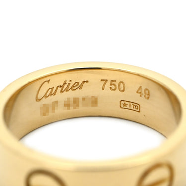 カルティエ Cartier ラブリング B4084600 イエローゴールド K18YG #49(JP9) リング 指輪 クラシックモデル LOVE Ring 750 18K YG 18金 9号