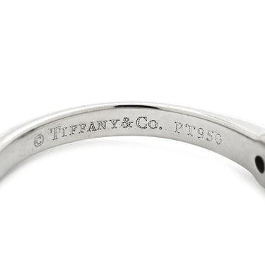 ティファニー Tiffany & Co ソリティア ダイヤリング プラチナシルバー Pt950 ダイヤモンド リング 指輪 T＆Co. 一粒 1P 立爪 0.34ct プラチナ950 7.5号