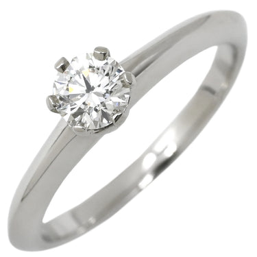 ティファニー Tiffany & Co ソリティア ダイヤリング プラチナシルバー Pt950 ダイヤモンド リング 指輪 T＆Co. 一粒 1P 立爪 0.26ct プラチナ950 7号