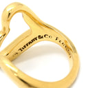 ティファニー Tiffany & Co オープンハート イエローゴールド K18YG リング 指輪 T＆Co. 18K 750YG エルサ ペレッティ 10.5号
