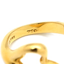 ティファニー Tiffany & Co オープンハート イエローゴールド K18YG リング 指輪 T＆Co. 18K 750YG エルサ ペレッティ 10.5号