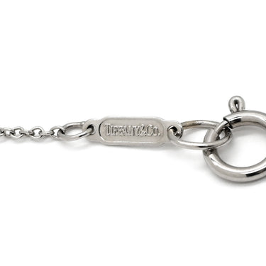 ティファニー Tiffany & Co クロスステッチ ダイヤ プラチナシルバー Pt950 ダイヤモンド ネックレス PT950 プラチナ クロス X ペンダント