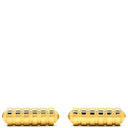 ティファニー Tiffany & Co グルーブ イエローゴールド K18YG カフス T&Co. Au750 18K カフリンクス カフスボタン ダンベル型 パロマピカソ