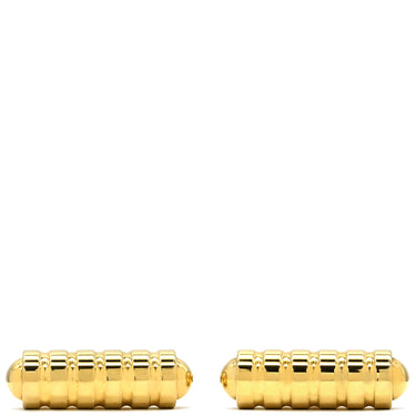 ティファニー Tiffany & Co グルーブ イエローゴールド K18YG カフス T&Co. Au750 18K カフリンクス カフスボタン ダンベル型 パロマピカソ