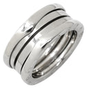 ブルガリ BVLGARI ビーゼロワン B-zero1 2バンドリング ホワイトゴールド K18WG #50(JP10) リング 指輪 750 18K WG 9号