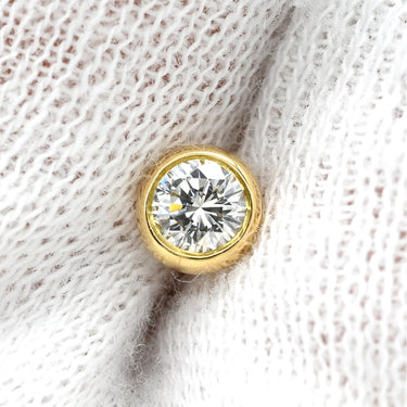 ティファニー Tiffany & Co バイザヤード イエローゴールド K18YG ダイヤモンド ピアス T&Co. 18K 750 YG ダイヤモンド エルサペレッティ
