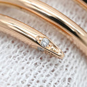 カルティエ Cartier ジュストアンクル ダブル ダイヤ B4210800 ピンクゴールド K18PG ダイヤモンド #49(JP9) リング 指輪 18K 750 PG 9号