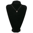 スタージュエリー STAR JEWELRY クロス ペンダント ホワイト×ピンクゴールド K18PG マザーオブパール ネックレス 十字架 18K 750 PG RG シェル