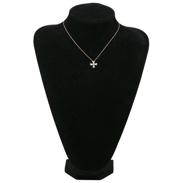 スタージュエリー STAR JEWELRY クロス ペンダント ホワイト×ピンクゴールド K18PG マザーオブパール ネックレス 十字架 18K 750 PG RG シェル