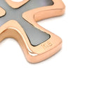 スタージュエリー STAR JEWELRY クロス ペンダント ホワイト×ピンクゴールド K18PG マザーオブパール ネックレス 十字架 18K 750 PG RG シェル