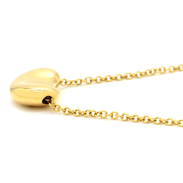 ティファニー Tiffany & Co ビーン デザイン ペンダント 10.5mm イエローゴールド K18YG ネックレス 750YG 18金 エルサペレッティ