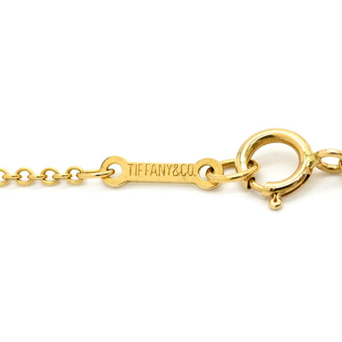 ティファニー Tiffany & Co ビーン デザイン ペンダント 10.5mm イエローゴールド K18YG ネックレス 750YG 18金 エルサペレッティ