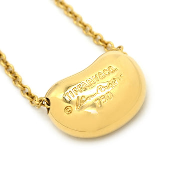 ティファニー Tiffany & Co ビーン デザイン ペンダント 10.5mm イエローゴールド K18YG ネックレス 750YG 18金 エルサペレッティ