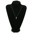 タサキ TASAKI トリロジー ダイヤ ペンダント プラチナシルバー K18WG ダイヤモンド ネックレス TASAKI 18K WG 3P 3石 3粒 ドロップ プリンセスカット