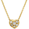 ティファニー Tiffany & Co フレンドシップ ハート 6Pダイヤ イエローゴールド K18YG ダイヤモンド ネックレス T＆Co. 18K 18金 750 YG