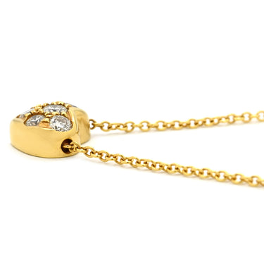 ティファニー Tiffany & Co フレンドシップ ハート 6Pダイヤ イエローゴールド K18YG ダイヤモンド ネックレス T＆Co. 18K 18金 750 YG
