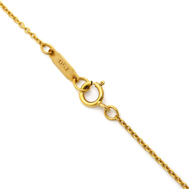 ティファニー Tiffany & Co フレンドシップ ハート 6Pダイヤ イエローゴールド K18YG ダイヤモンド ネックレス T＆Co. 18K 18金 750 YG