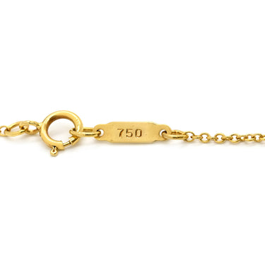 ティファニー Tiffany & Co フレンドシップ ハート 6Pダイヤ イエローゴールド K18YG ダイヤモンド ネックレス T＆Co. 18K 18金 750 YG