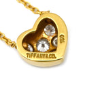 ティファニー Tiffany & Co フレンドシップ ハート 6Pダイヤ イエローゴールド K18YG ダイヤモンド ネックレス T＆Co. 18K 18金 750 YG