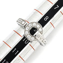 ブルガリ BVLGARI ブルガリブルガリ オープンワーク ホワイトゴールド K18WG ダイヤモンド リング 指輪 18K 750AU ロゴ ダイヤモンド 9号