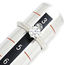 ティファニー Tiffany & Co ソリティア ダイヤリング プラチナシルバー Pt950 ダイヤモンド リング 指輪 T＆Co. 一粒 1P 立爪 VS1 0.39ct プラチナ950 4号