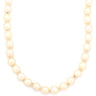 ミキモト MIKIMOTO パール 6.8-7.3mm パールホワイト×ホワイトゴールド K14WG パール ネックレス MIKIMOTO 真珠 14K 585