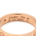 カルティエ Cartier LOVE ミニラブリング 1Pダイヤ B4050700 ピンクゴールド K18PG ダイヤモンド #49(JP9) リング 指輪 スモールモデル LOVE Ring 750 18K PG 11号