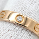 カルティエ Cartier LOVE ミニラブリング 1Pダイヤ B4050700 ピンクゴールド K18PG ダイヤモンド #49(JP9) リング 指輪 スモールモデル LOVE Ring 750 18K PG 11号