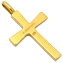 ノンブランド NON BRAND クロスモチーフ ダイヤモンド イエローゴールド K18YG ダイヤモンド ペンダントトップ 十字架 18K 750 YG ネックレストップ
