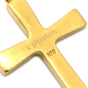 ノンブランド NON BRAND クロスモチーフ ダイヤモンド イエローゴールド K18YG ダイヤモンド ペンダントトップ 十字架 18K 750 YG ネックレストップ