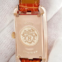 腕時計 エルメス HERMES ナンタケット ミディアム NA2.272 クオーツ レディース K18RG無垢 純正ダイヤ ホワイト シェル