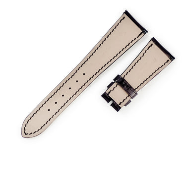 パテックフィリップ PATEK PHILIPPE 純正 クロコバンド ブラック クロコダイル 腕時計パーツ 未使用 替え クロコダイル バンド ベルト ストラップ 21ｍｍ シャイニー ブラック