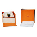 腕時計 エルメス HERMES Hウォッチ TGM HH1.801 W036843WW00 クオーツ メンズ H型 スクエア ホワイト 白 アラビア