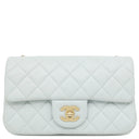 シャネル CHANEL マトラッセ チェーン ショルダー ライトブルー ラムスキン ショルダーバッグ ヴィンテージ金具 ココマーク