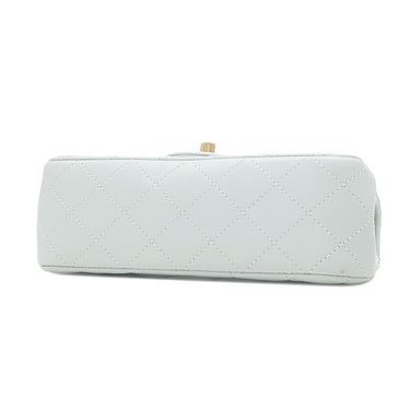 シャネル CHANEL マトラッセ チェーン ショルダー ライトブルー ラムスキン ショルダーバッグ ヴィンテージ金具 ココマーク