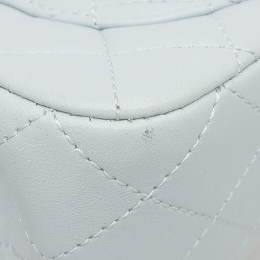 シャネル CHANEL マトラッセ チェーン ショルダー ライトブルー ラムスキン ショルダーバッグ ヴィンテージ金具 ココマーク