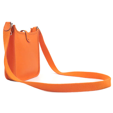 エルメス HERMES エヴリン TPM 16 オレンジミニアン トリヨンクレマンス ショルダーバッグ シルバー金具 2024年製