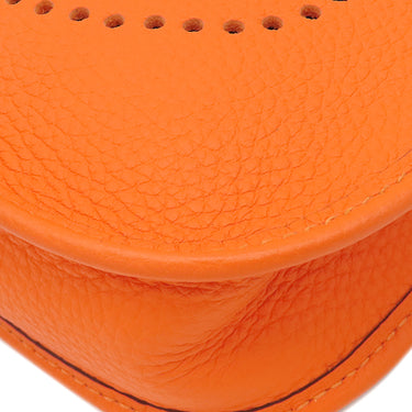 エルメス HERMES エヴリン TPM 16 オレンジミニアン トリヨンクレマンス ショルダーバッグ シルバー金具 2024年製