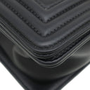 シャネル CHANEL ボーイシャネル 20 A67085 ブラック ラムスキン ショルダーバッグ マットゴールド金具 黒 チェーンバッグ