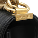 シャネル CHANEL ボーイシャネル 20 A67085 ブラック ラムスキン ショルダーバッグ マットゴールド金具 黒 チェーンバッグ