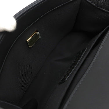 シャネル CHANEL ボーイシャネル 20 A67085 ブラック ラムスキン ショルダーバッグ マットゴールド金具 黒 チェーンバッグ