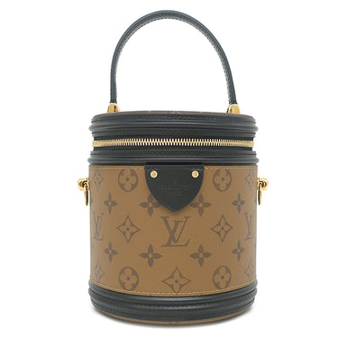 ルイヴィトン LOUIS VUITTON カンヌ M43986 モノグラムリバース モノグラムキャンバス モノグラムリバースキャンバス 2WAYバッグ ゴールド金具 茶 ハンドバッグ ショルダー