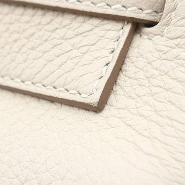 エルメス HERMES ケリー28 内縫い クレ トゴ 2WAYバッグ ゴールド金具 オフホワイト ハンドバッグ ショルダー