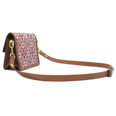 ルイヴィトン LOUIS VUITTON ドーフィーヌ MINI M57172 ボルドー キャンバス モノグラムジャガード ショルダーバッグ ゴールド金具 SINCE1854