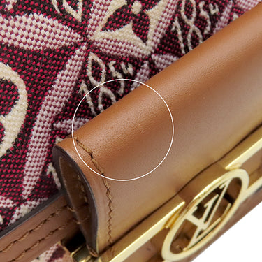 ルイヴィトン LOUIS VUITTON ドーフィーヌ MINI M57172 ボルドー キャンバス モノグラムジャガード ショルダーバッグ ゴールド金具 SINCE1854
