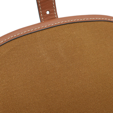 セリーヌ CELINE フォルコ ミディアム 191502BZJ タン レザー トリオンフキャンバス ショルダーバッグ ゴールド金具 茶 トリオンフ